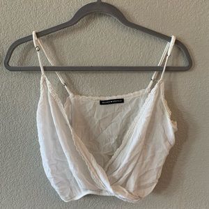 Brandy Melville cross cropped top